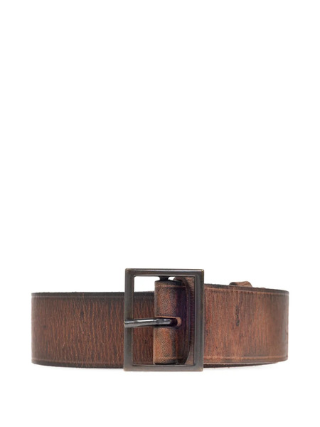  Dsquared2 Distressed Leather Belt - Brown 