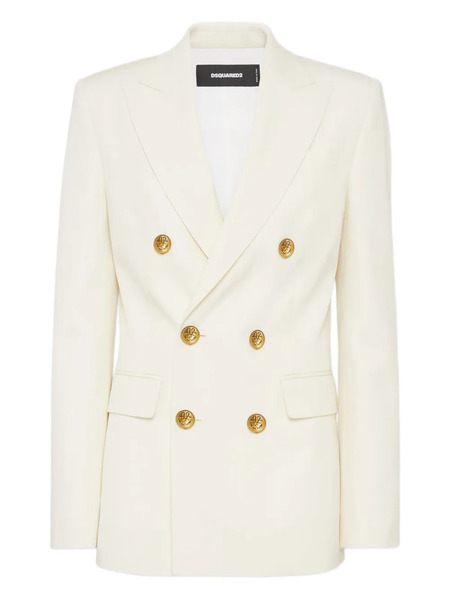 Dsquared2 Double-breasted Blazer - White 
