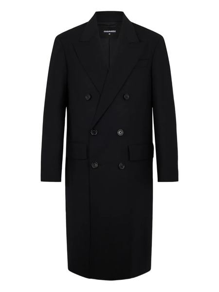  Dsquared2 Double-breasted Coat - Black 
