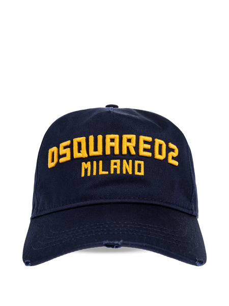  Dsquared2 Embroidered Baseball Cap - Blue 