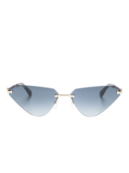 Dsquared2 Eyewear Hype Cat-eye Frame Sunglasses - Black 