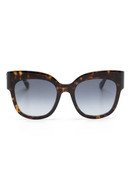  Dsquared2 Eyewear Hype Havana Butterfly-frame Sunglasses - Brown 