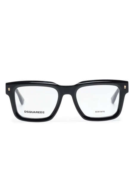  Dsquared2 Eyewear Hype Rectangle-frame Glasses - Black 