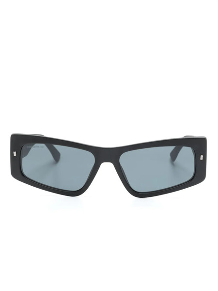  Dsquared2 Eyewear Icon Rectangle-frame Sunglasses - Black 