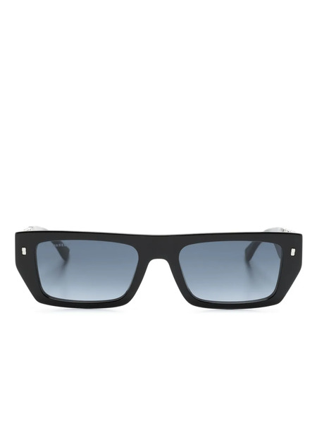  Dsquared2 Eyewear Icon Rectangular-frame Sunglasses - Black 