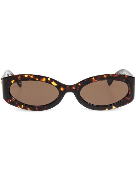  Dsquared2 Eyewear Oval-frame Tortoiseshell Sunglasses - Brown 