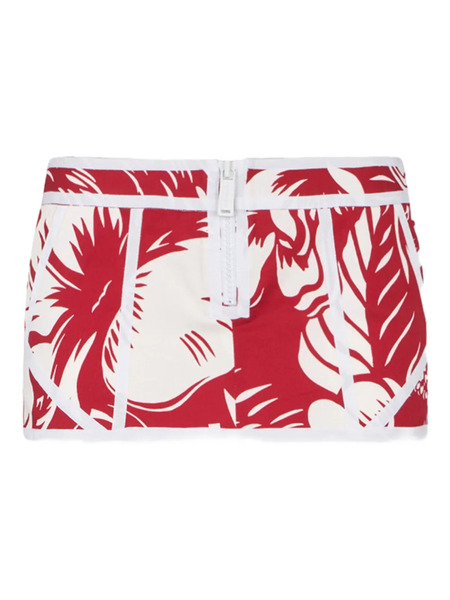  Dsquared2 Floral-print Mini Skirt 