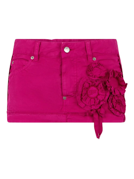  Dsquared2 Flower Detail Champ Skirt - Pink 