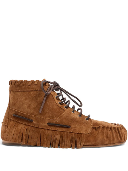  Dsquared2 Fringe-detail Lace-up Boots - Brown 