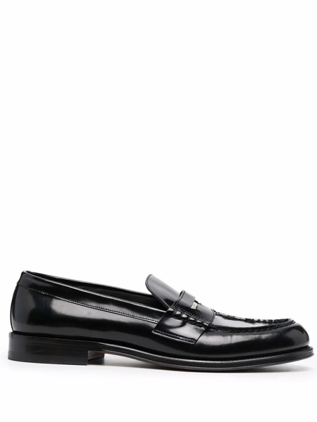  Dsquared2 High-shine Penny Loafers - Black 