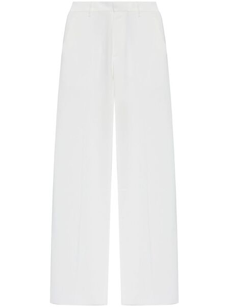  Dsquared2 High-waist Wide-leg Trousers - White 