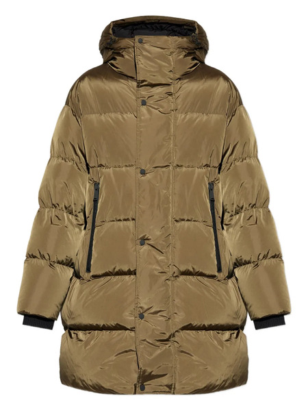  Dsquared2 Hooded Quilted Puffer Coat - Brown 