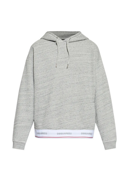  Dsquared2 Hooded Trim Sweatshirt - Grey 