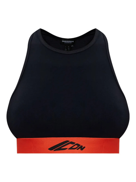  Dsquared2 Icon-band Bra - Black 