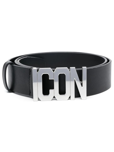  Dsquared2 Icon Leather Belt - Black 