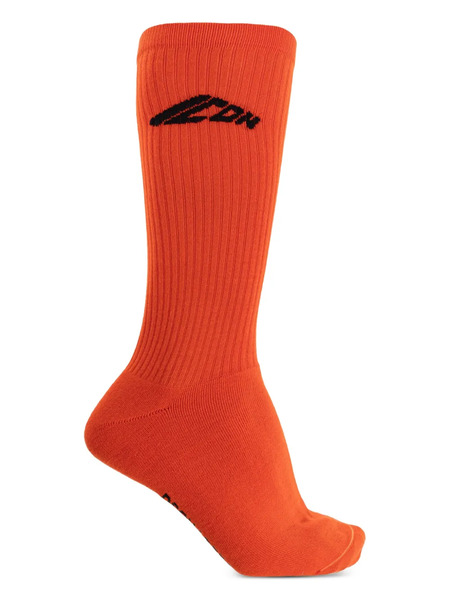  Dsquared2 Icon-logo Socks - Orange 
