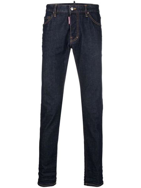  Dsquared2 Icon-logo Straight-leg Jeans - Blue 