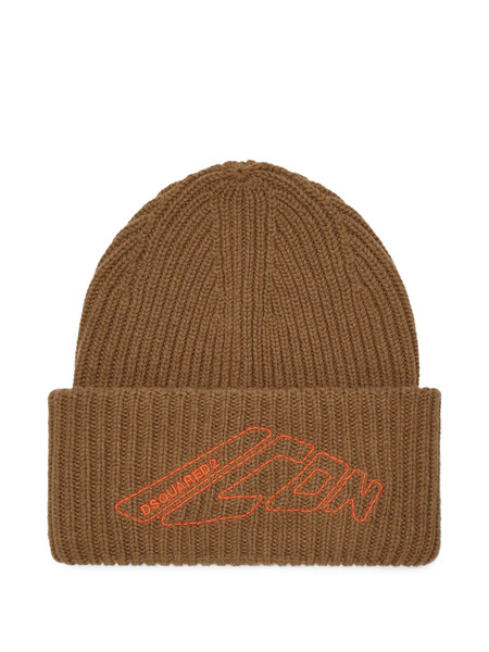  Dsquared2 Icon New Generation Beanie - Brown 