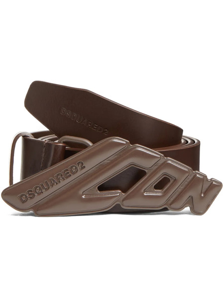  Dsquared2 Icon New Generation-plaque Belt - Brown 