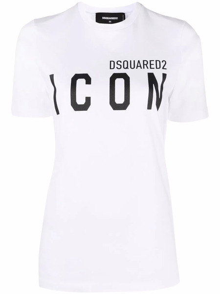  Dsquared2 Icon-print Crew-neck T-shirt - White 
