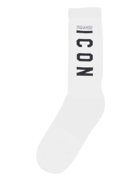 Dsquared2 Icon Socks - White 