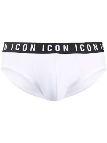  Dsquared2 Icon Waistband Briefs - White 