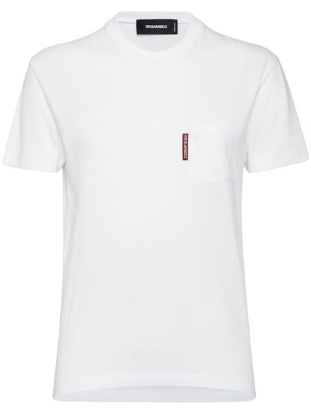  Dsquared2 Just Right Fit Label T-shirt - White 