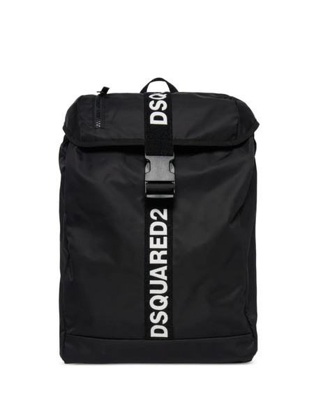  Dsquared2 Kids Buckle Strap Bag - Black 
