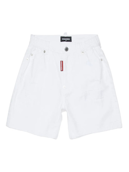  Dsquared2 Kids Button-fastening Shorts - White 