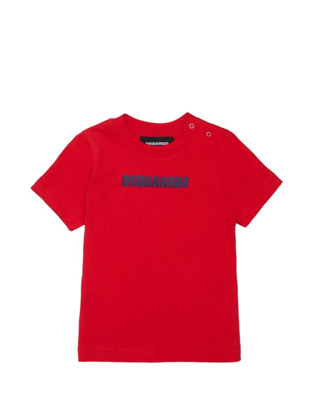  Dsquared2 Kids Buttoned Short-sleeve T-shirt 