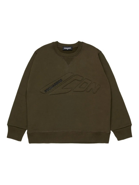  Dsquared2 Kids Cotton Sweatshirt - Green 