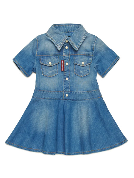  Dsquared2 Kids Denim Dress - Blue 