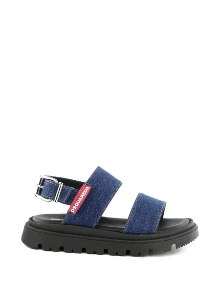  Dsquared2 Kids Denim Sandals - Blue 