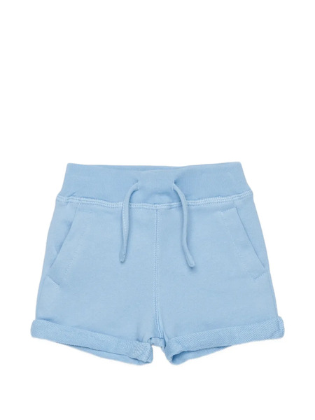  Dsquared2 Kids Drawstring Rolled-hem Shorts - Blue 