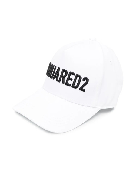  Dsquared2 Kids Embroidered-logo Baseball Cap - White 