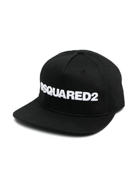  Dsquared2 Kids Embroidered Logo Cap - Black 