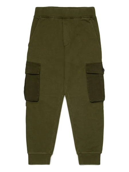  Dsquared2 Kids Fleece Cargo Trousers - Green 