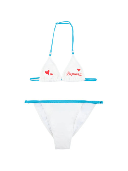  Dsquared2 Kids Heart-detail Bikini - White 