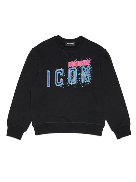  Dsquared2 Kids Icon Graphic-print Sweatshirt - Black 