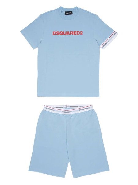  Dsquared2 Kids Logo-detail Underwear Set - Blue 