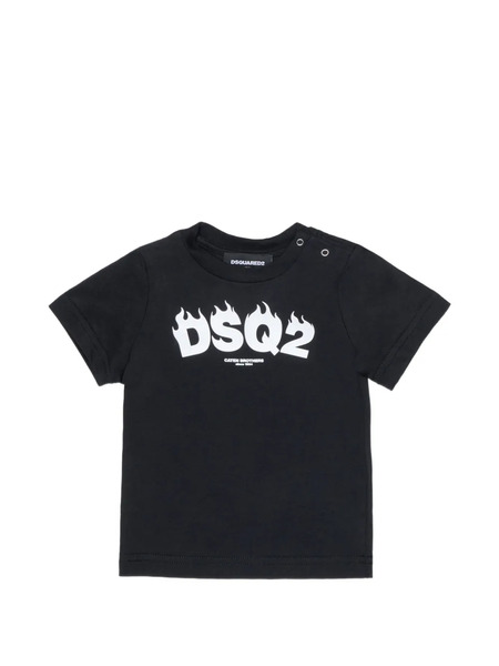  Dsquared2 Kids Logo Graphic T-shirt - Black 