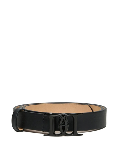  Dsquared2 Kids Logo-plaque Leather Belt - Black 