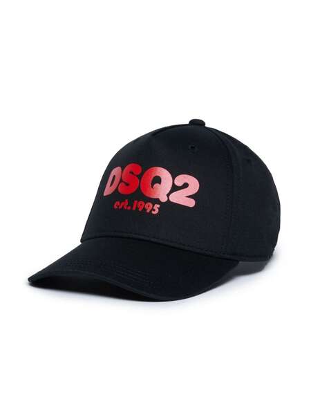  Dsquared2 Kids Logo-print Cotton Baseball Cap - Black 