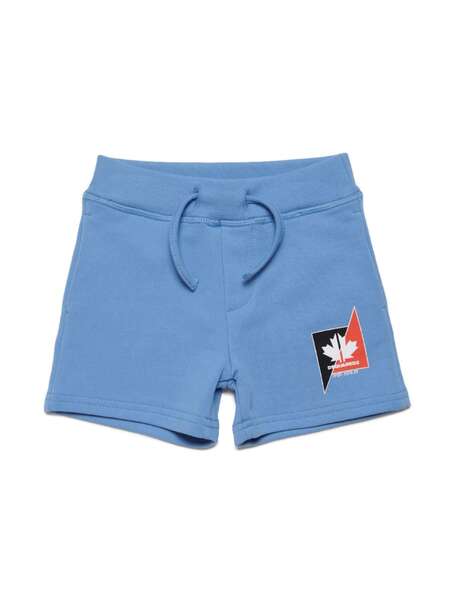  Dsquared2 Kids Logo-print Cotton Shorts - Brown 