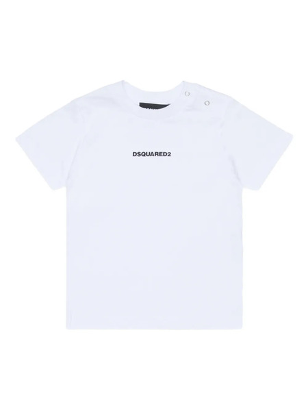  Dsquared2 Kids Logo-print Cotton T-shirt - White 