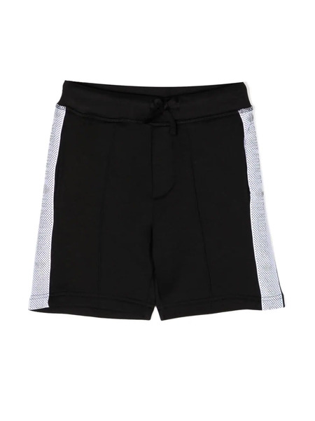  Dsquared2 Kids Logo-print Drawstring Shorts - Black 
