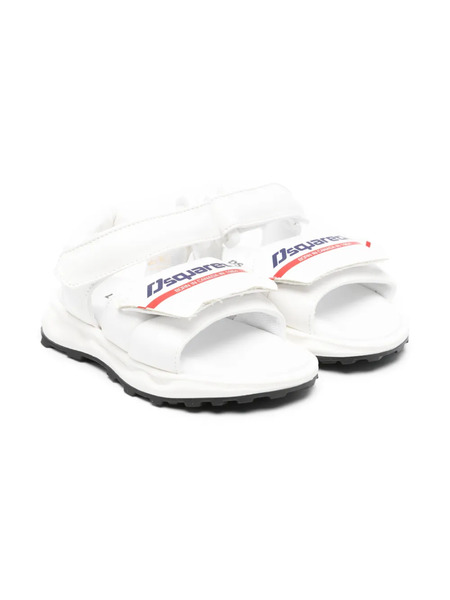  Dsquared2 Kids Logo-print Sandals - White 