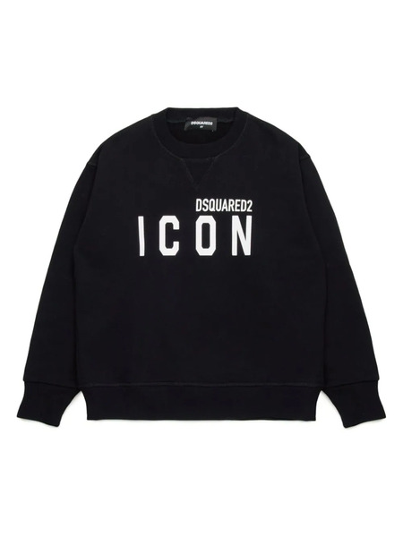  Dsquared2 Kids Logo-print Sweatshirt - Black 