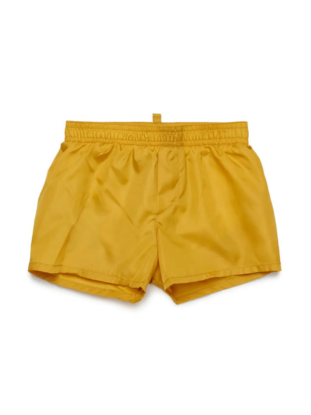  Dsquared2 Kids Logo-print Swim Shorts - Yellow 