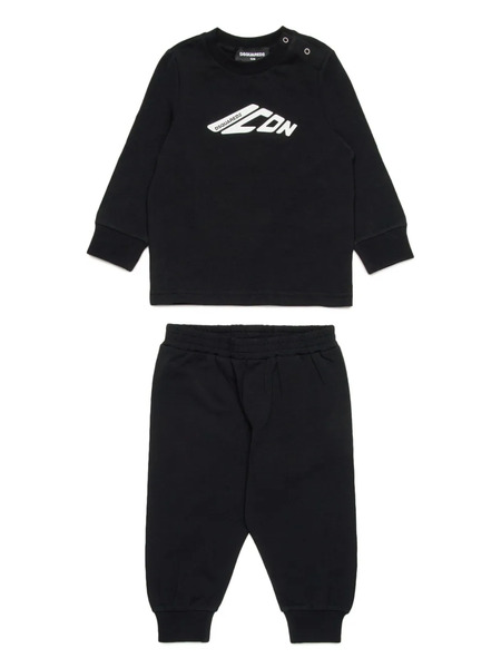  Dsquared2 Kids Logo-print Tracksuit - Black 